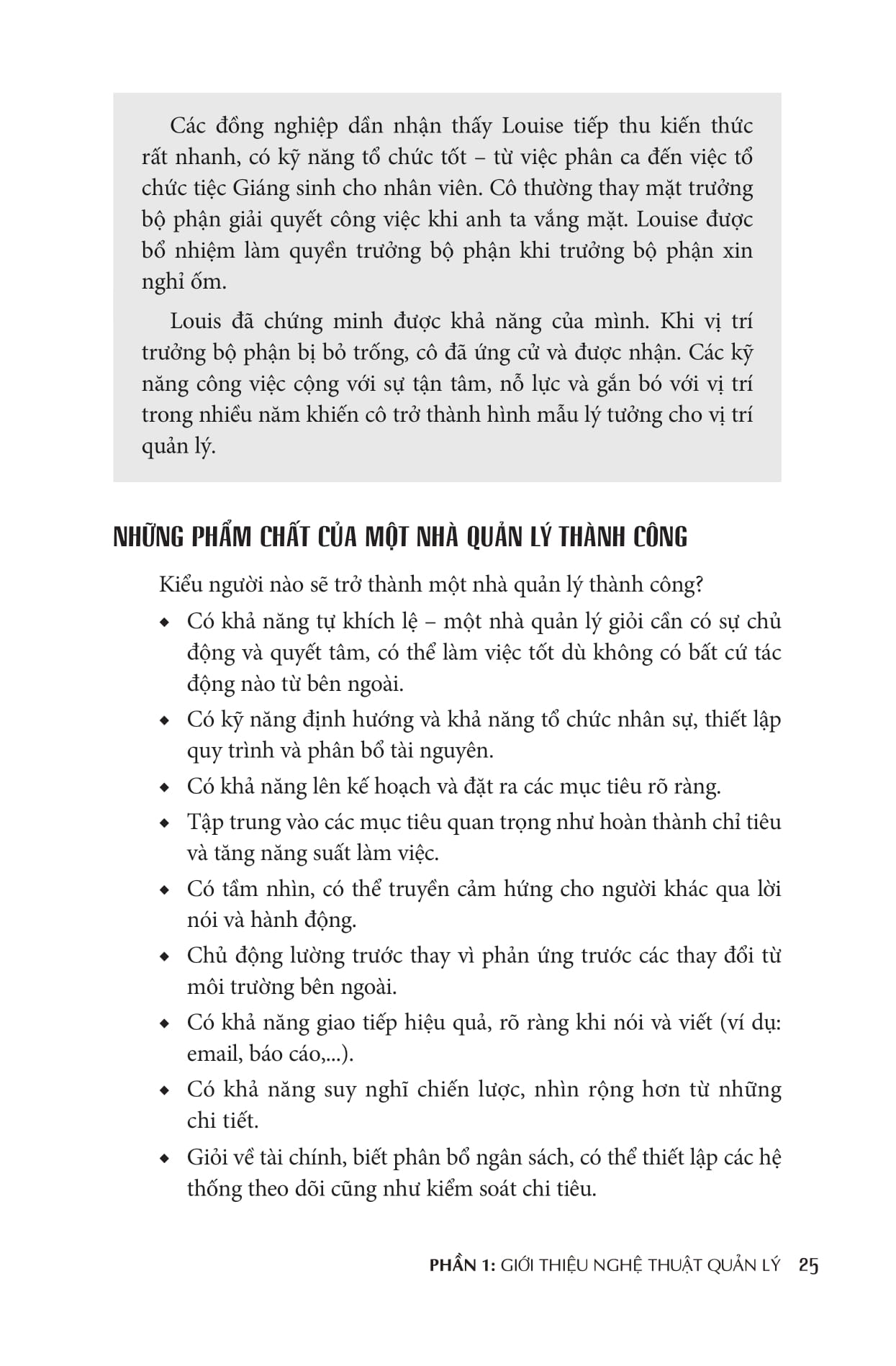 cẩm nang trở thành nhà quản lý xuất sắc