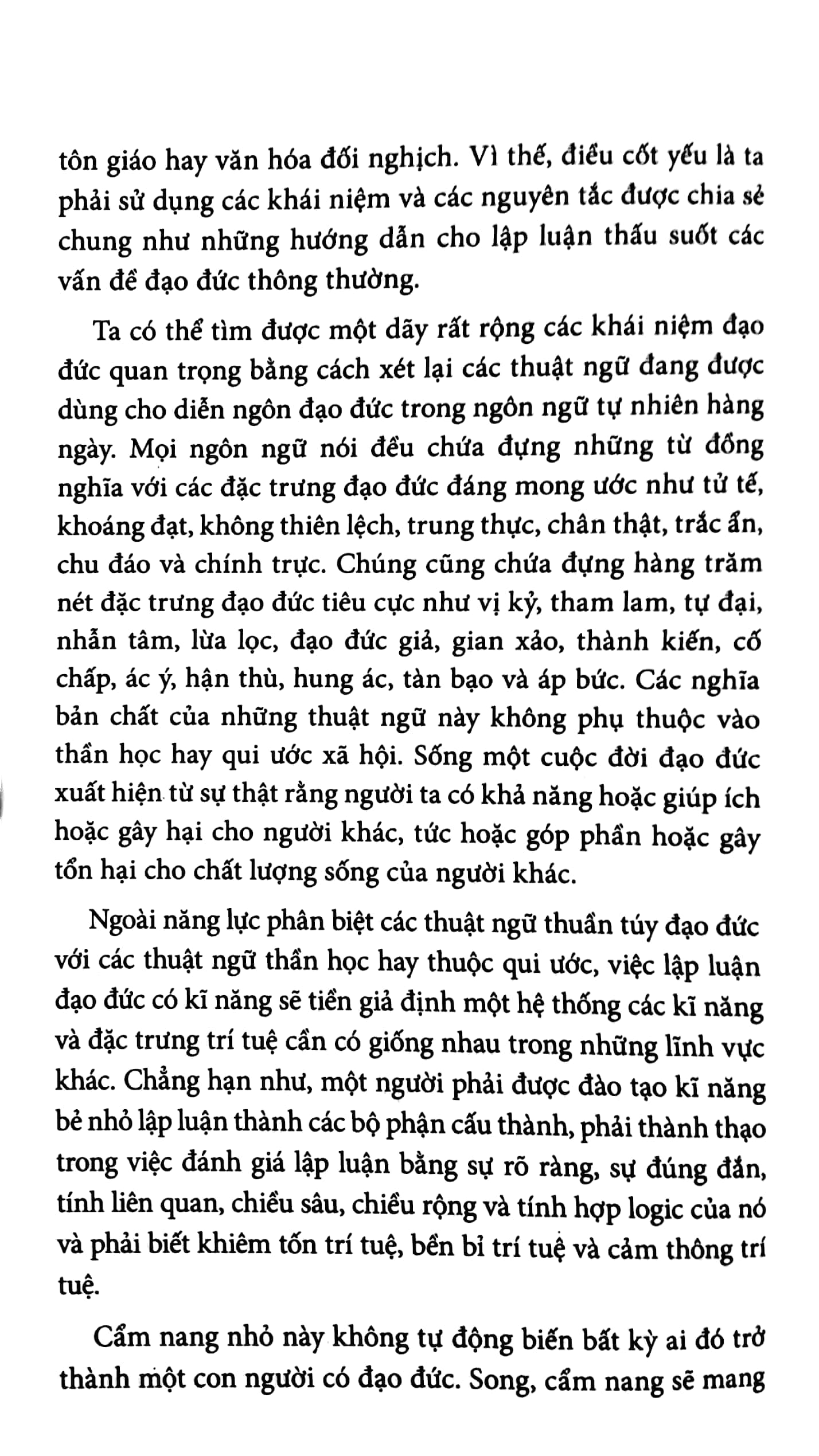 cẩm nang tư duy đạo đức
