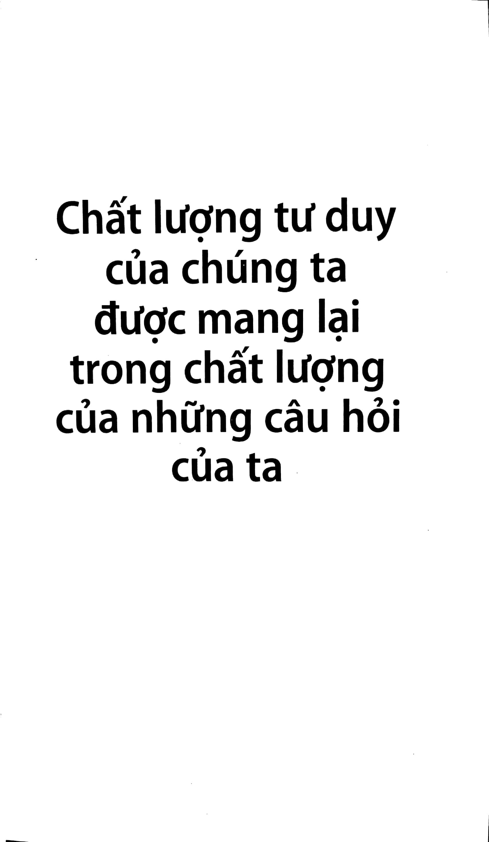 cẩm nang tư duy đặt câu hỏi bản chất (tái bản 2024)