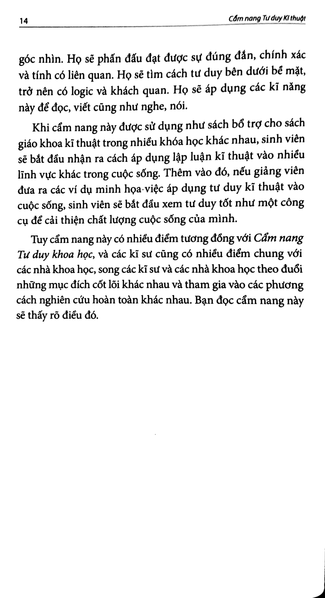 cẩm nang tư duy kĩ thuật