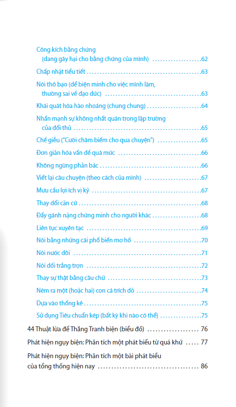 cẩm nang tư duy ngụy biện - nghệ thuật đánh lừa và thao túng (tái bản 2023 )