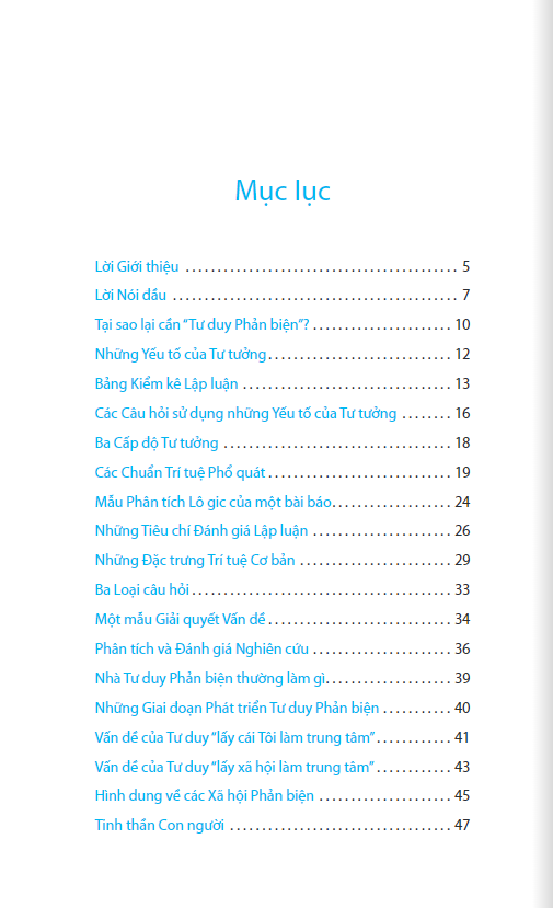 cẩm nang tư duy phản biện - khái niệm và công cụ (tái bản 2023 )