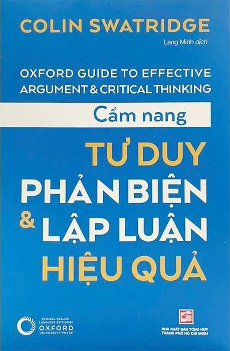 cẩm nang tư duy phản biện và lập luận hiệu quả (tái bản 2025)