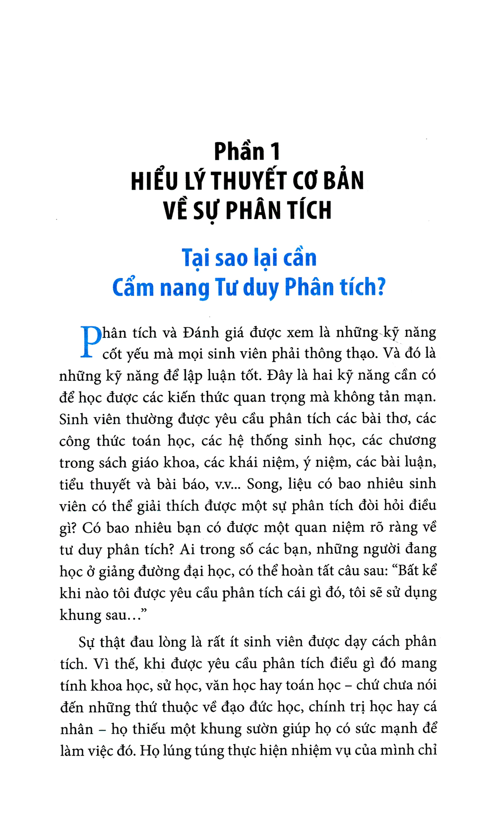 cẩm nang tư duy phân tích (tái bản 2023)