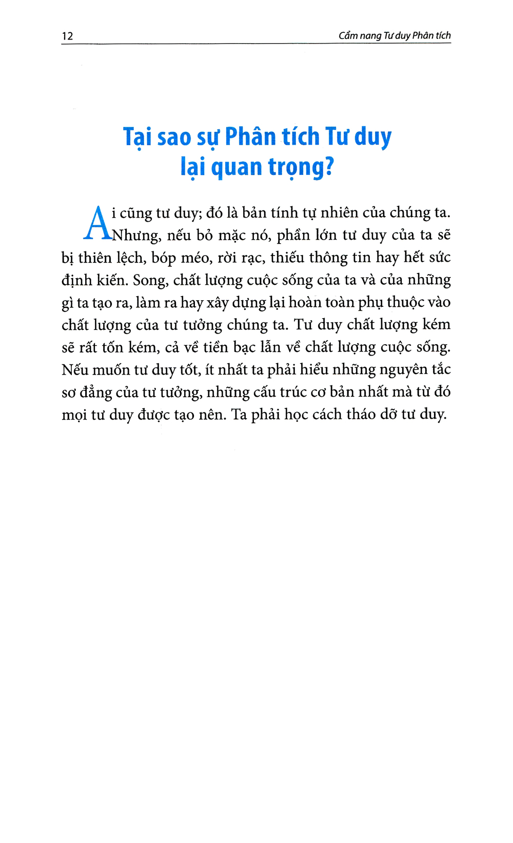 cẩm nang tư duy phân tích (tái bản 2023)