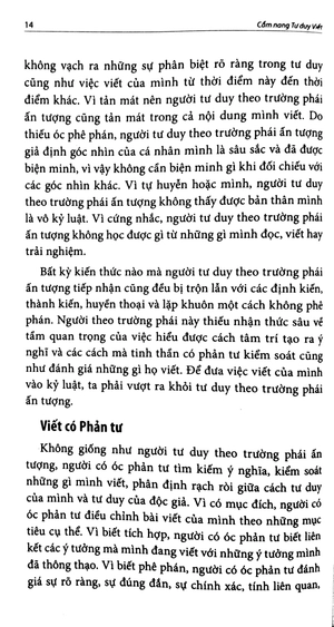 cẩm nang tư duy viết (tái bản 2023)