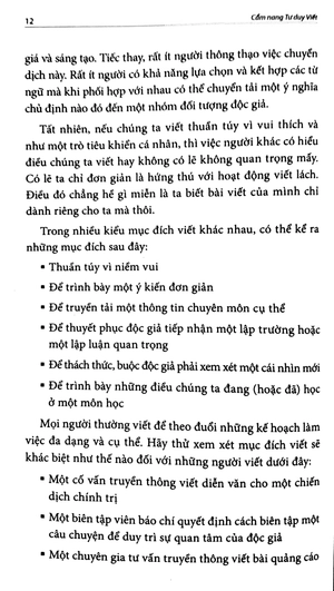 cẩm nang tư duy viết (tái bản 2023)