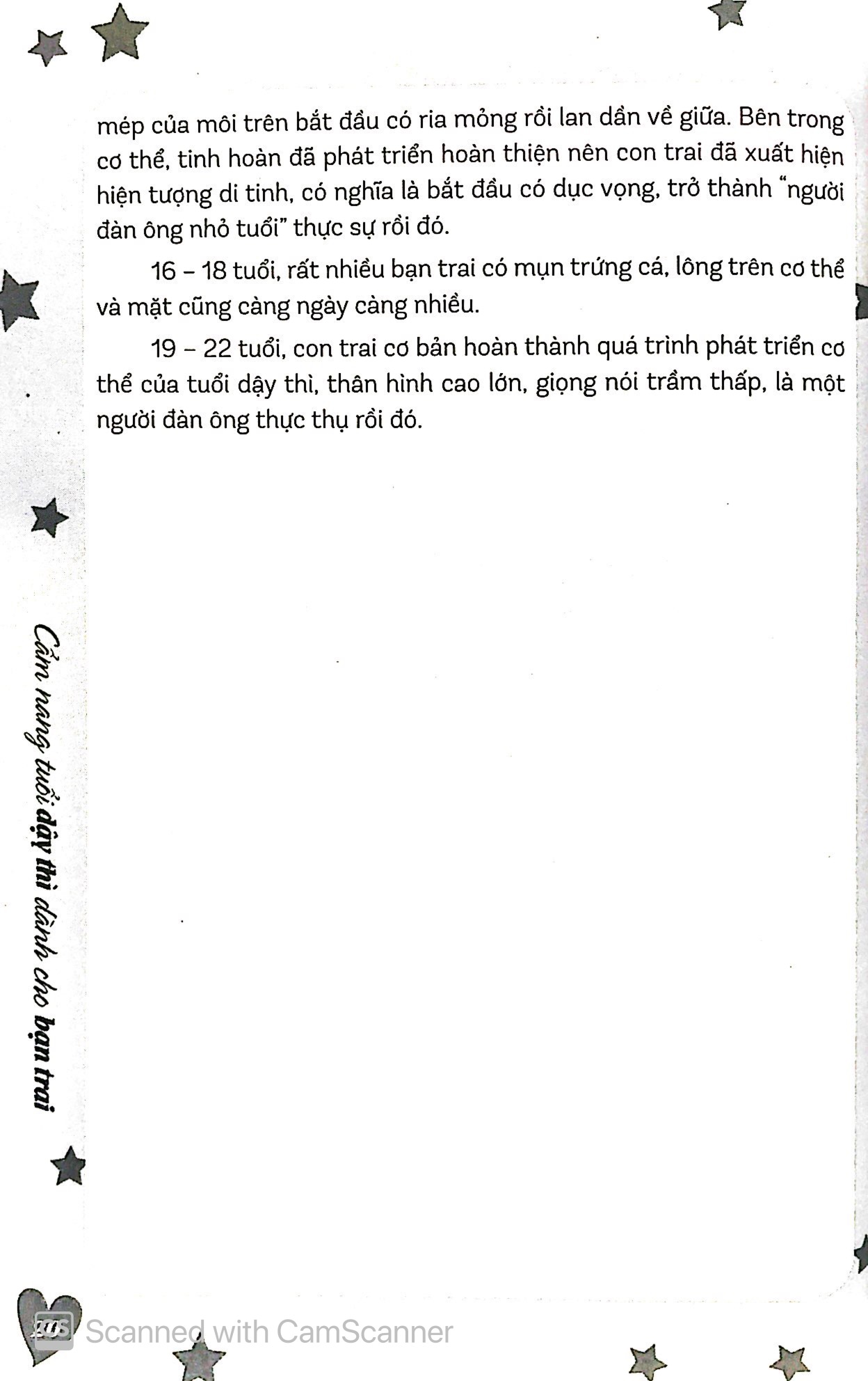 cẩm nang tuổi dậy thì dành cho bạn trai (tái bản 2023)