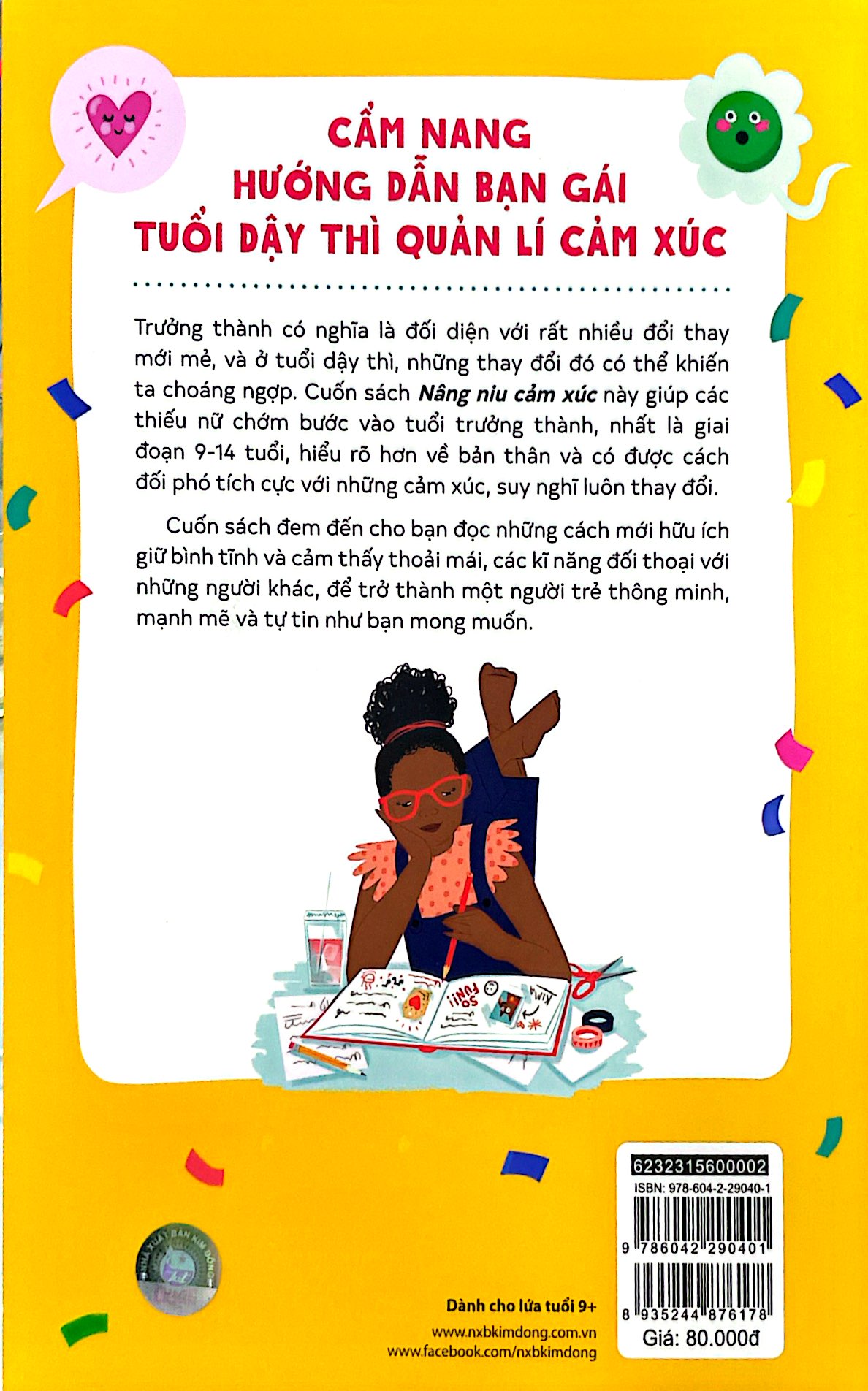 cẩm nang tuổi dậy thì - nâng niu cảm xúc - dành cho bạn gái