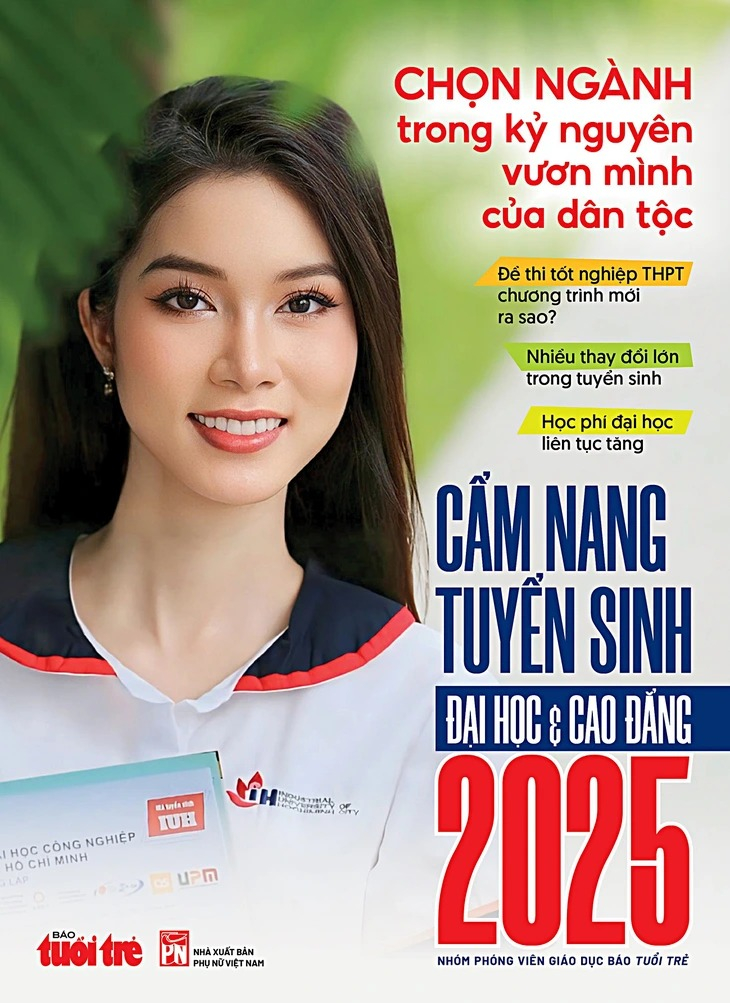 cẩm nang tuyển sinh đại học và cao đẳng 2025 - báo tuổi trẻ