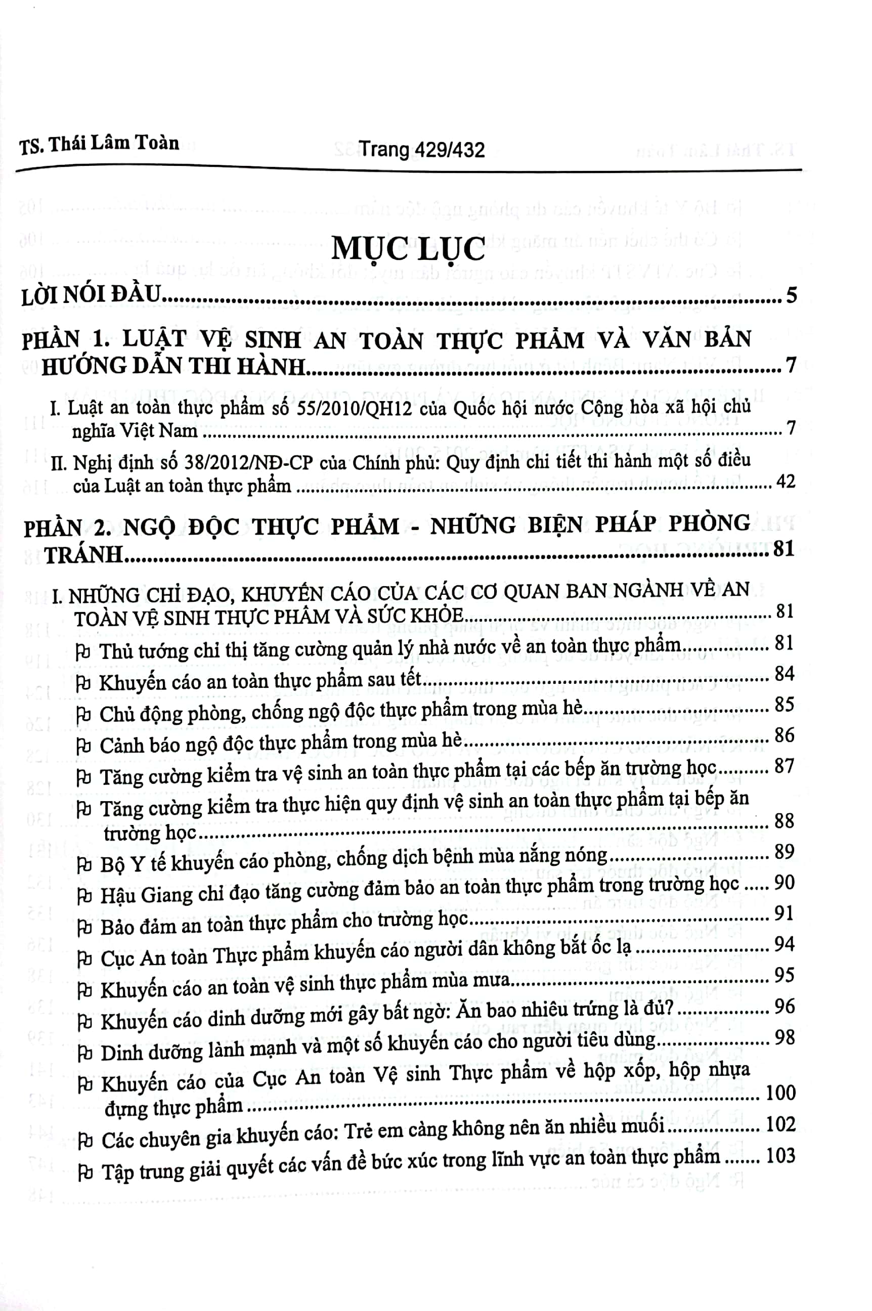 cẩm nang vệ sinh an toàn thực phẩm trong trường học và những biện pháp phòng chống ngộ độc thực phẩm