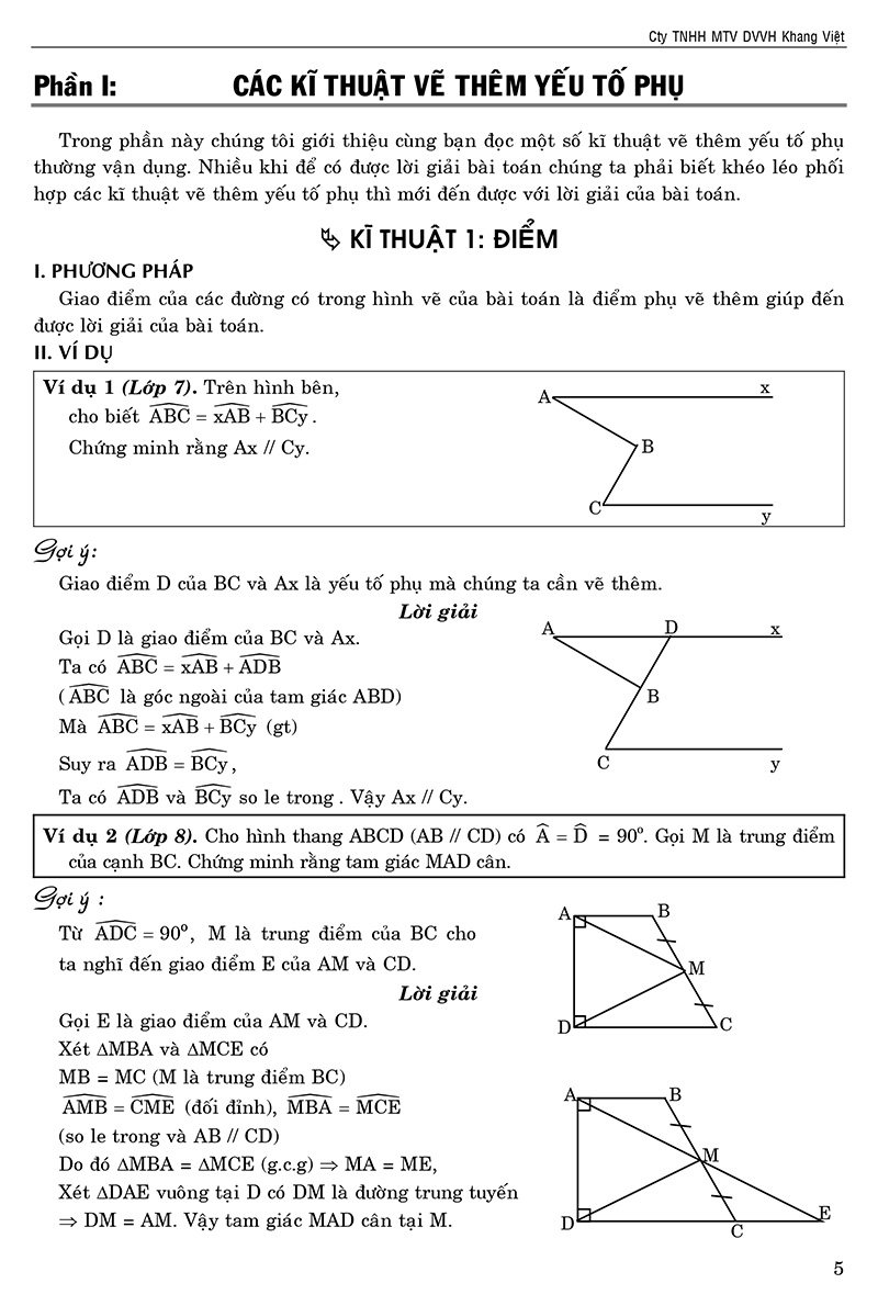 cẩm nang vẽ thêm hình phụ trong giải toán hình học phẳng (tái bản 2020)