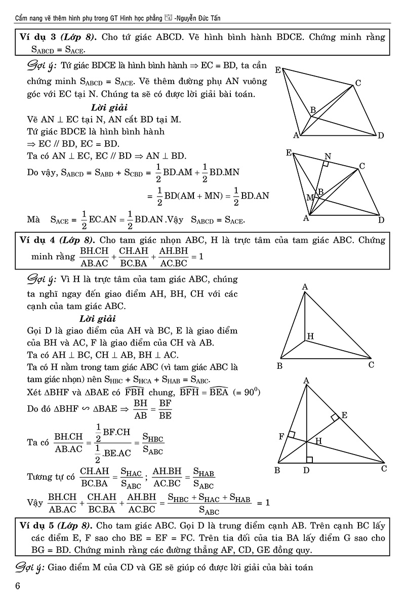 cẩm nang vẽ thêm hình phụ trong giải toán hình học phẳng (tái bản 2020)