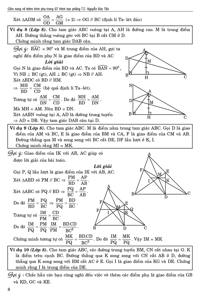 cẩm nang vẽ thêm hình phụ trong giải toán hình học phẳng (tái bản 2020)