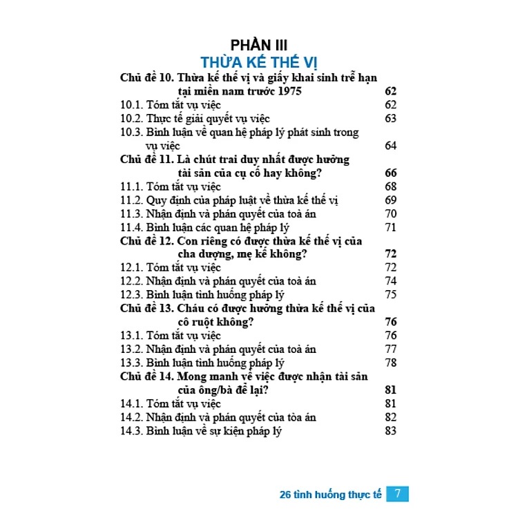 cẩm nang về thừa kế và 26 tình huống thực tế