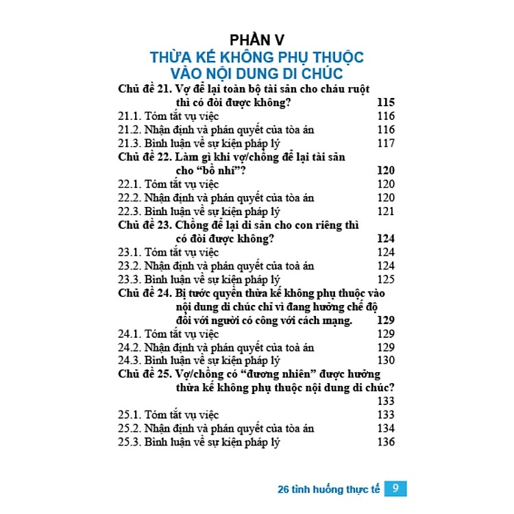 cẩm nang về thừa kế và 26 tình huống thực tế