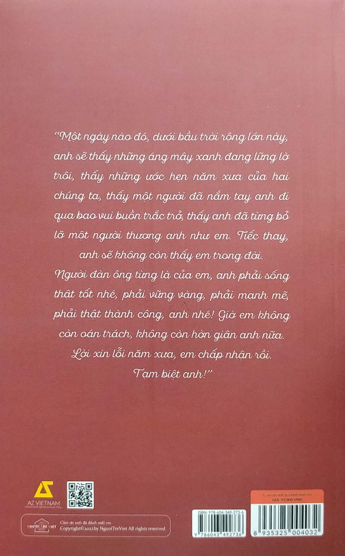 cảm ơn anh đã đánh mất em