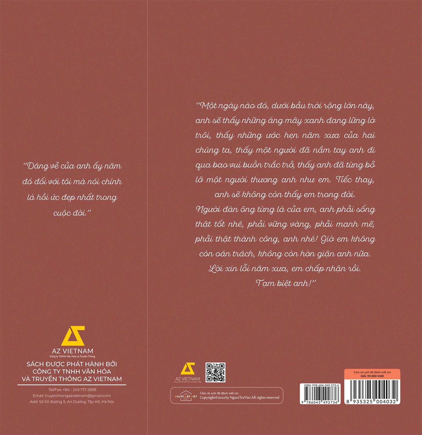 cảm ơn anh đã đánh mất em