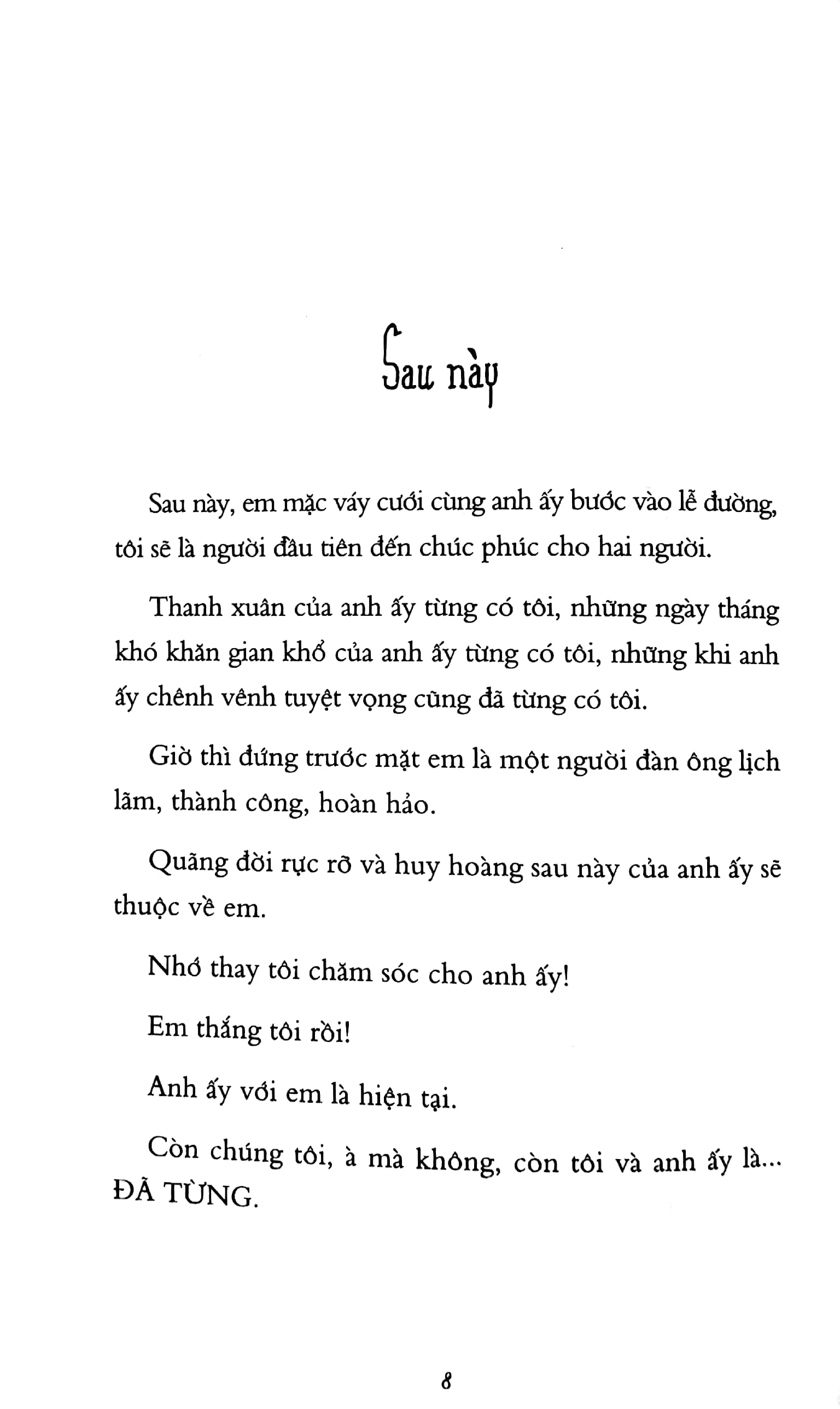cảm ơn anh đã đánh mất em