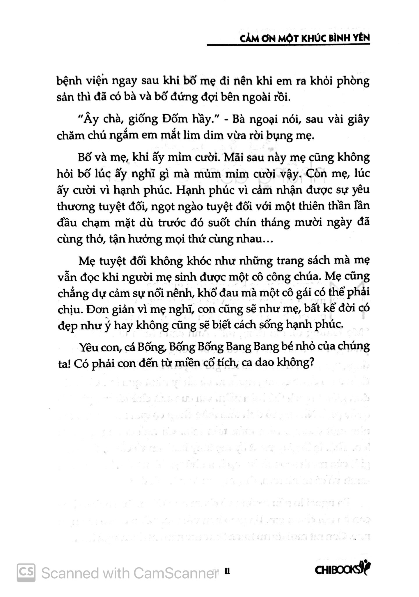 cảm ơn một khúc bình yên