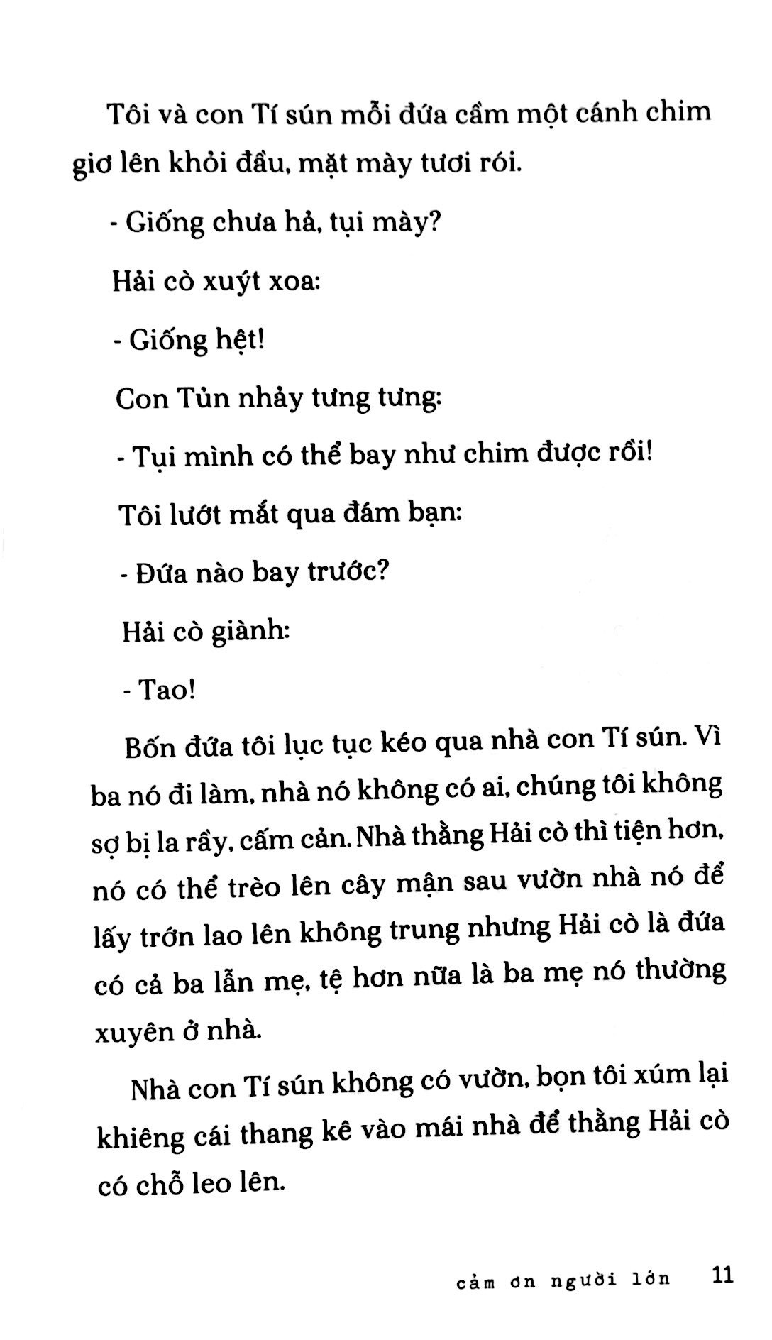 cảm ơn người lớn (bìa mềm)