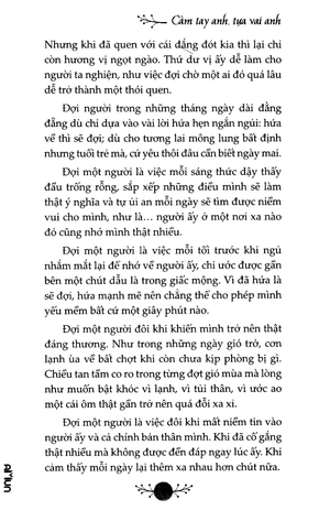 cầm tay anh tựa vai anh