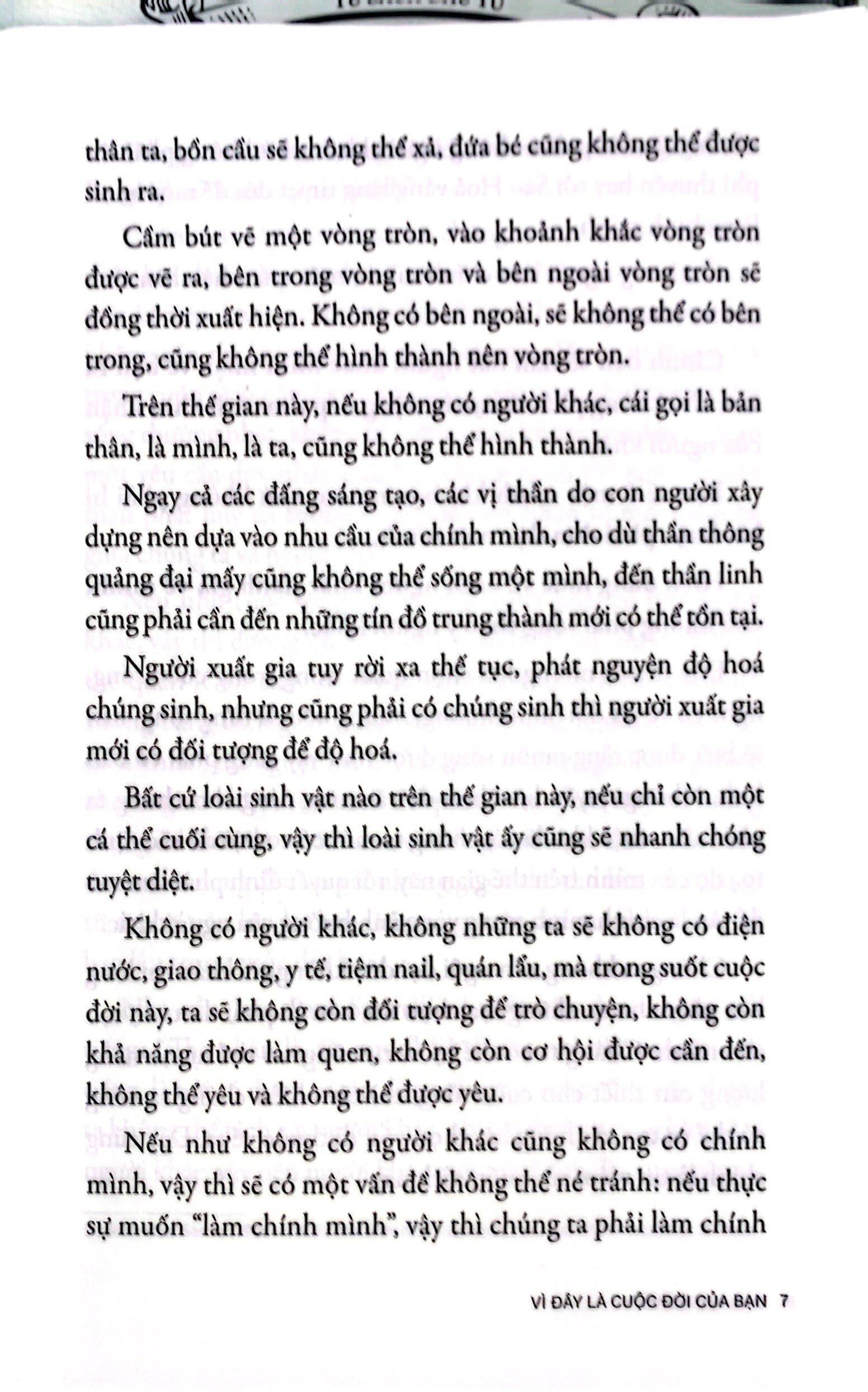 cảm xúc không phải đặc quyền - vì đây là cuộc đời của bạn