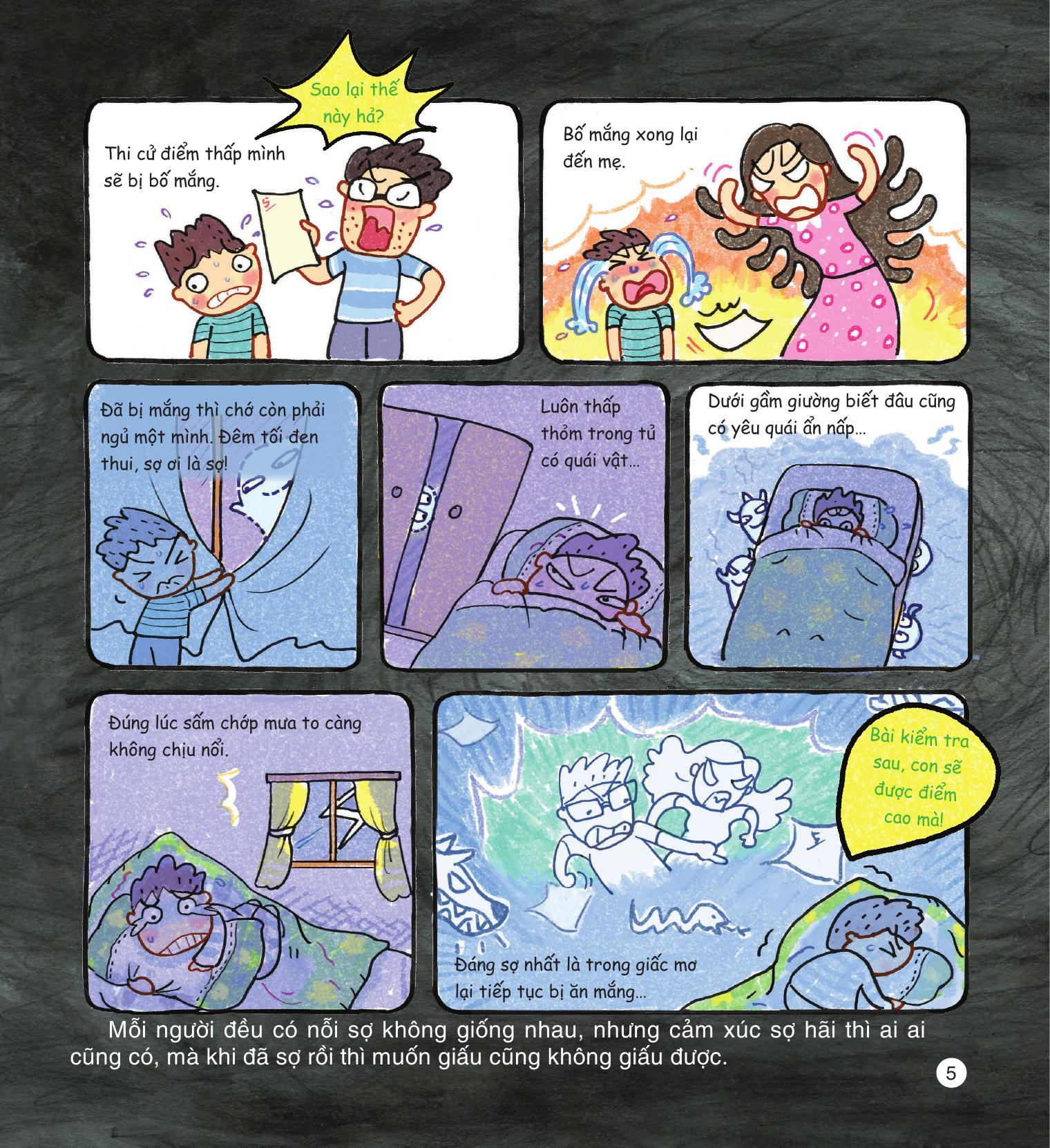 cảm xúc siêu cấp rắc rối - sự sợ hãi