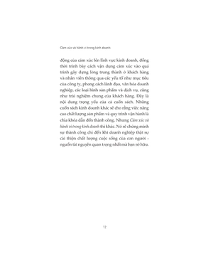 cảm xúc và hành vi trong kinh doanh