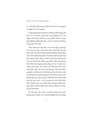 cảm xúc và hành vi trong kinh doanh