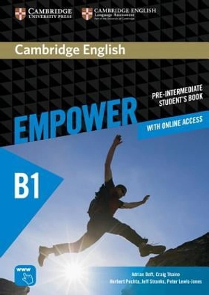 cambridge english empower pre-intermediate student's book with online assessment and practice, and online workbook: pre-intermediate