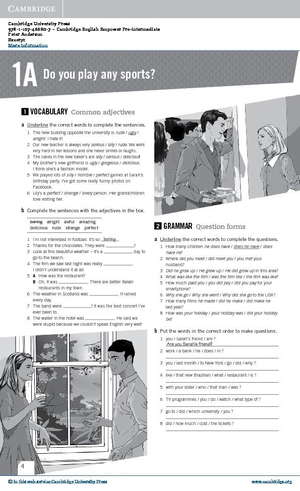 cambridge english empower pre-intermediate workbook with answers with downloadable audio