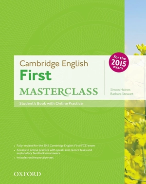 cambridge english: first masterclass: student's book and online practice pack