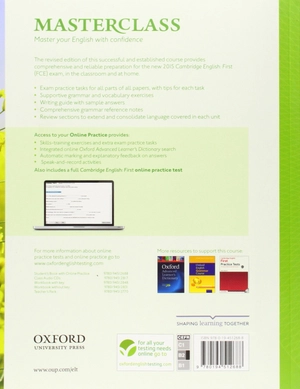 cambridge english: first masterclass: student's book and online practice pack