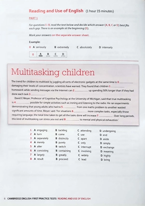 cambridge english first practice tests: tests with key and audio cd pack: four tests for the 2015 cambridge english: first exam