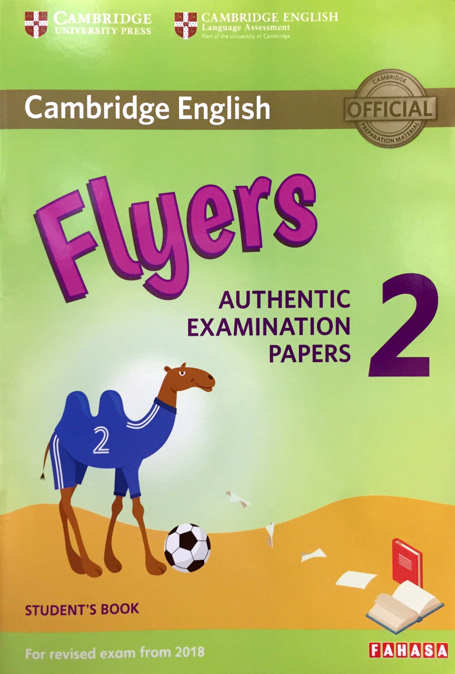 cambridge english flyers 2 for revised exam from 2018 student's book