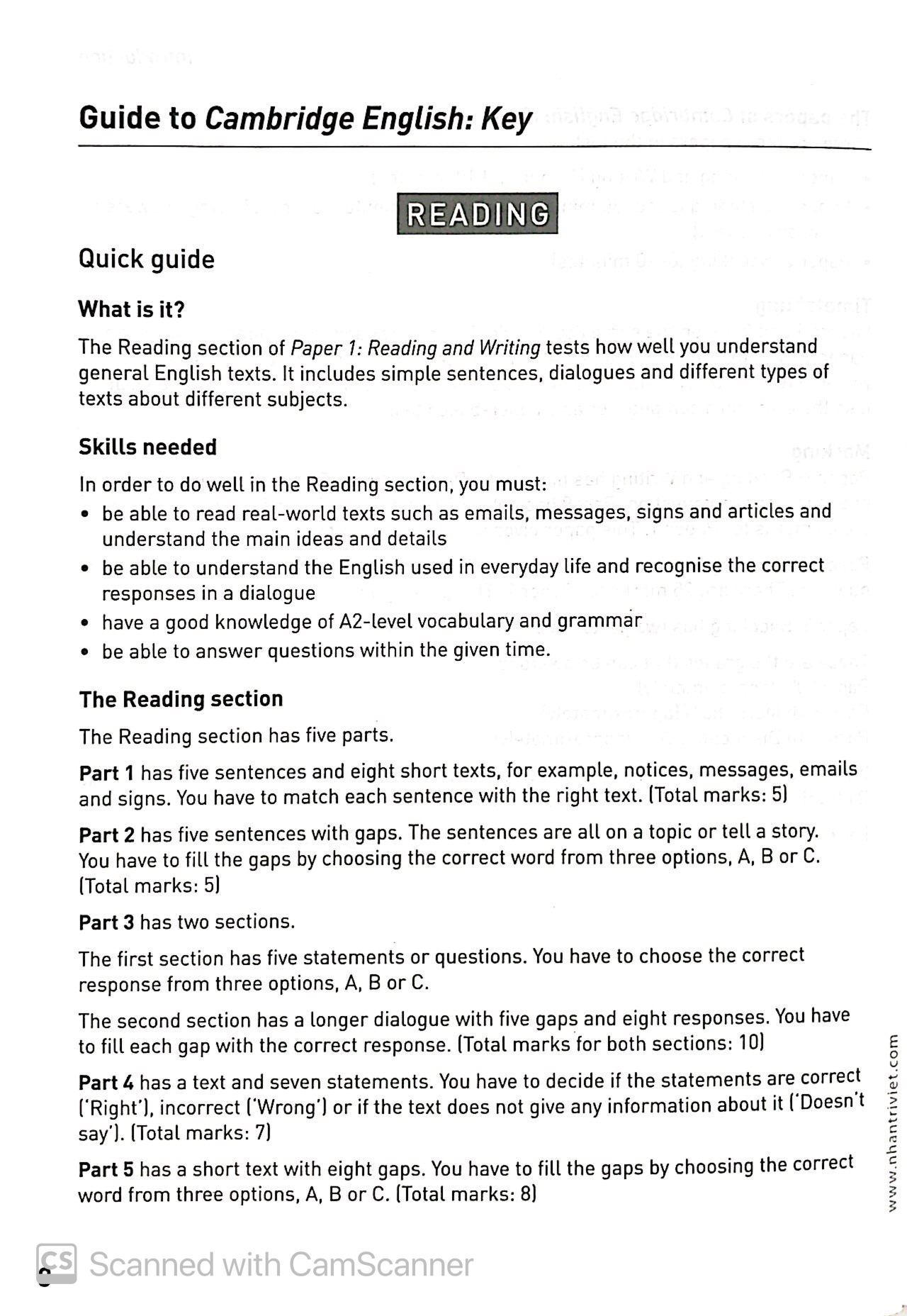 cambridge english key four practice tests (+cd)