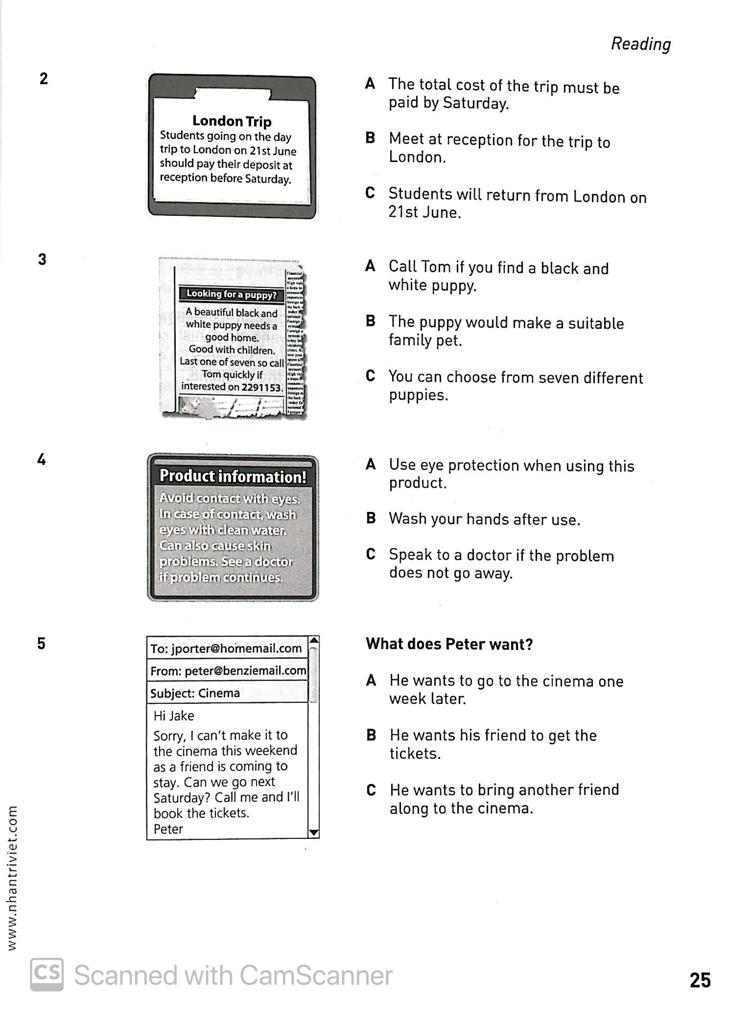 cambridge english preliminary four practice tests (+cd)
