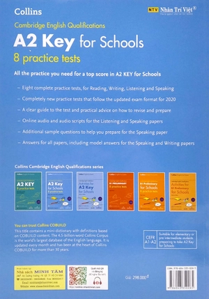 cambridge english qualification - a2 key for school - 8 practice tests