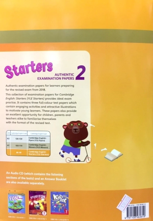 cambridge english starters 2 for revised exam from 2018 student's book