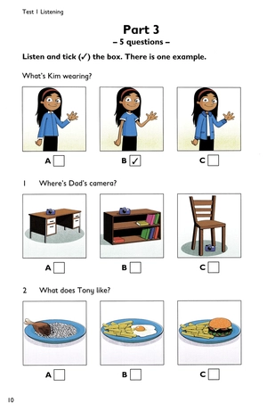 cambridge english starters three practice tests (+cd) + audio scripts & answer key (bộ)