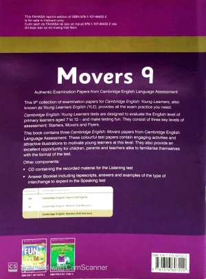cambridge english young learners 9 movers student's book : authentic examination papers from cambridge english language assessment