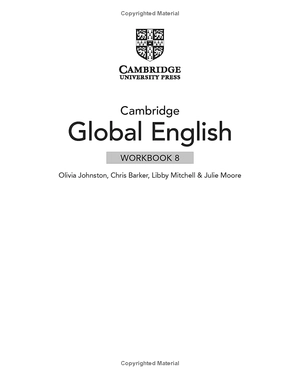 cambridge global english workbook 8 with digital access (1 year) - 2nd edition
