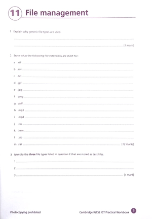 cambridge igcse ict practical workbook