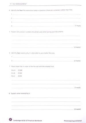 cambridge igcse ict practical workbook