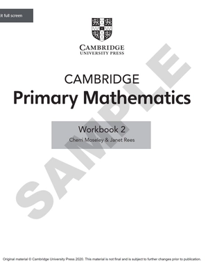 cambridge primary mathematics workbook 2 with digital access (1 year) 2nd edition