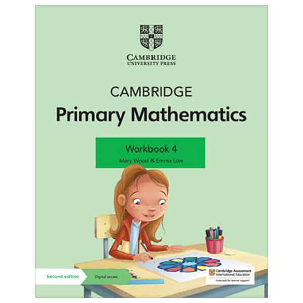 cambridge primary mathematics workbook 4 with digital access (1 year)