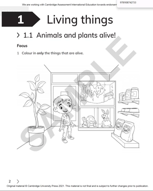 cambridge primary science workbook 1 with digital access (1 year) 2nd edition