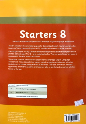 cambridge young learners english starters 8 studentℹs book (fahasa)