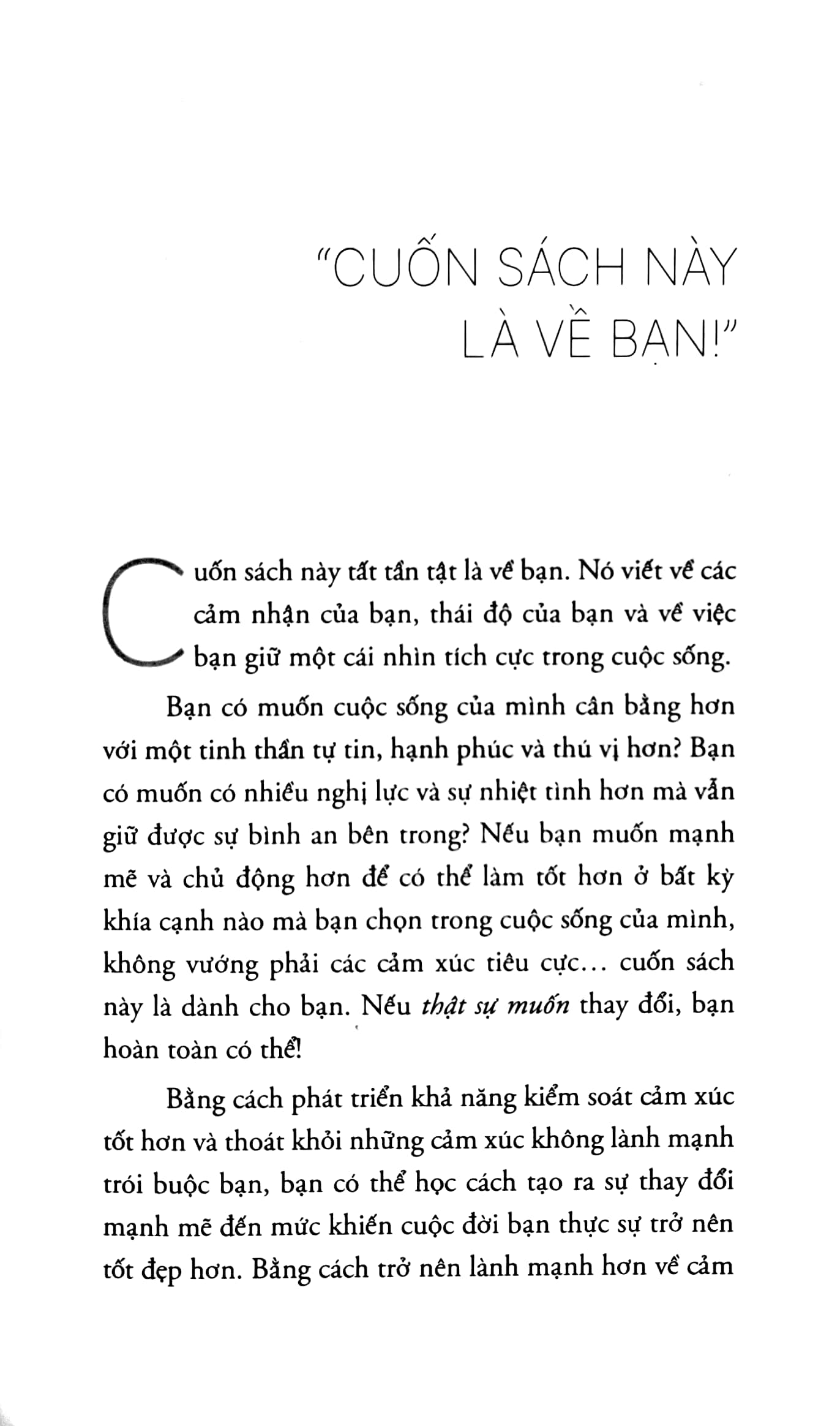 cân bằng cảm xúc mọi lúc mọi nơi
